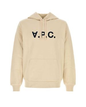 A.P.C. Sand Stretch Cotton Sweatshirt - Natural