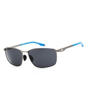 Under Armour Rectangular Metal Sunglasses - Blue
