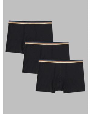 Paul Smith Organic Cotton Stretch Underwear - Black