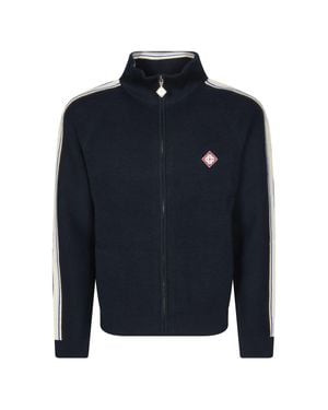 CASABLANCA Cafe Culture Track Jacket - Blue