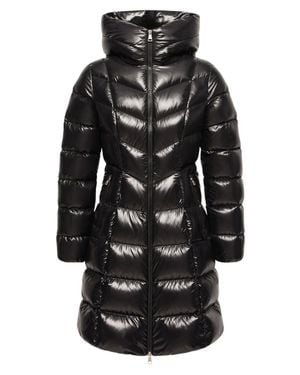 Moncler (No Brand) Quilted Down Puffer With Laqué-Lined Nylon, Hood, Slim Fit - Black