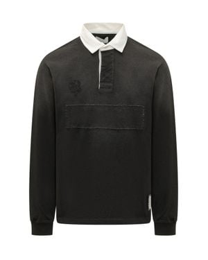 Woc Classic Polo With Front Insert - Black