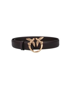 Pinko 100% Leather Belt - Black