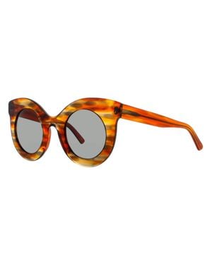 Andy Wolf Millicent Mini Acetate Sunglasses - Brown