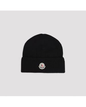 Moncler Wool Beanie - Black