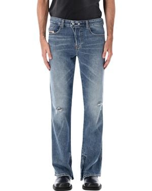 DIESEL Distressed Straight-Leg Jeans - Blue