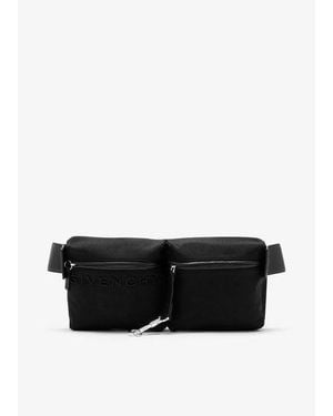 Givenchy Multipocket Canvas Bumbag Crossbody - Black