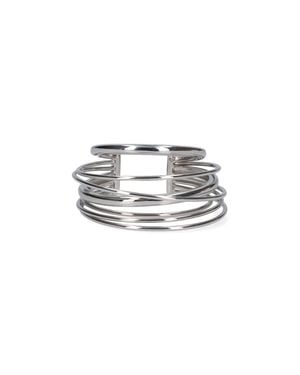 Panconesi Lightweight Brass Bijoux Earrings - White