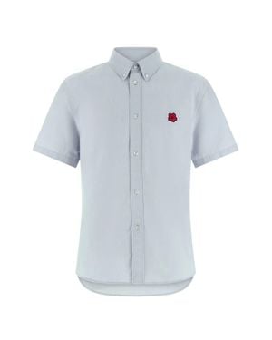 KENZO Oxford Cotton Shirt - Blue