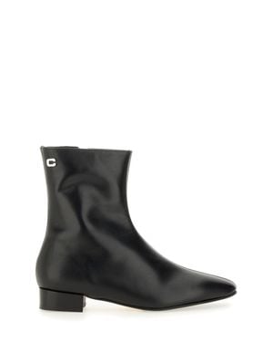 CAREL PARIS 20Mm Aiglon Leather Ankle Boots - Black