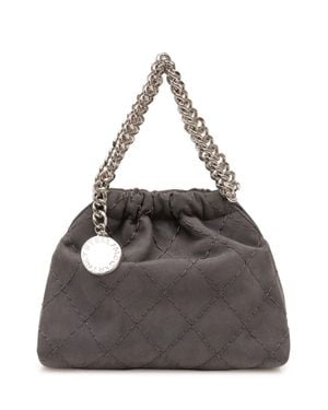 Stella McCartney Falabella Mini Draw Shoulder Bag - Gray