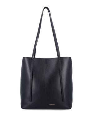 By Malene Birger Leather Tote Bag - Black