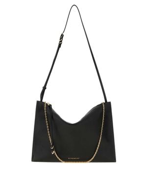 Givenchy Leather Voyou Shoulder Bag - Black