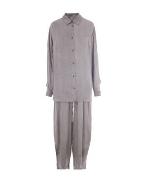 ANDAMANE Elegant Mini Dress For - Gray