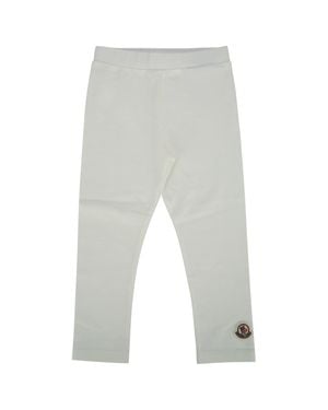 Moncler Jr Leggings - White