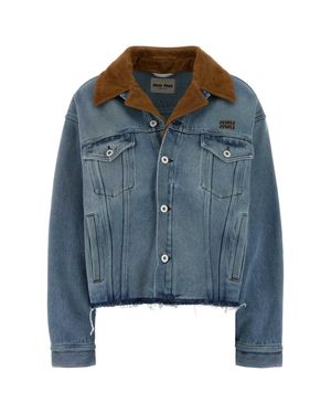 Miu Miu Denim Jacket - Blue