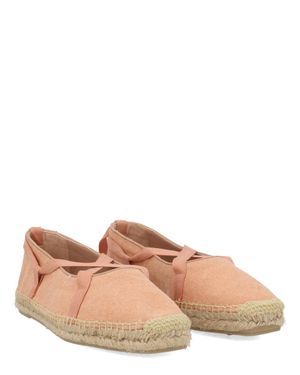Castañer Lace-Up Espadrille Flats - Pink
