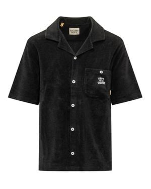GALLERY DEPT. Classic Shirt With Neck Applique And Pocket - Black