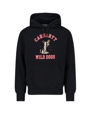 Carhartt Wild Dog Hooded Sweatshirt For - Blue