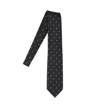 Tom Ford 100% Mulberry Silk Tie - Black