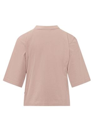 Palm Angels Rhinestone Boxy Tee - Natural