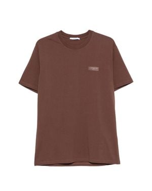 Givenchy Crewneck Sweatshirt With Grosgrain Chest Detail - Brown