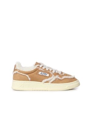 Autry Medalist Low Mini Sneaker - Natural