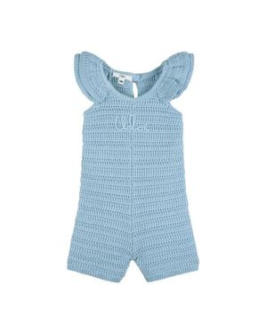 Chloé Tutina Ricamata All'Uncinetto - Blue