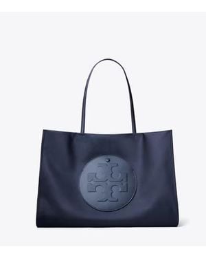 Tory Burch Elegant Mini Tote Handbag - Blue