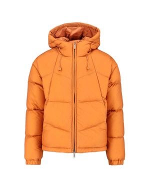 K-Way Quilted Lightweight Puffer Jacket - Orange