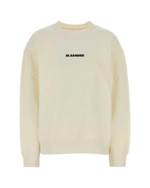 Jil Sander Logo Sweatshirt - White