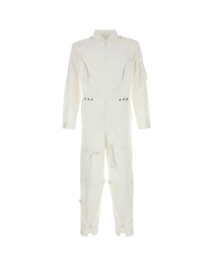 Prada Cotton Jumpsuit - White