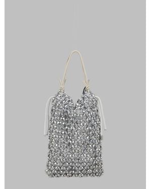 STAUD Sculpted Shoulder Bag - White