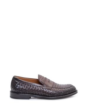Doucal's Stylish Loafers With Front Accent - Multicolor
