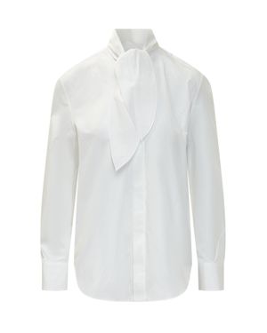 Givenchy Mini Bow Detail Shirt - White