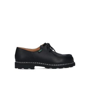 Paraboot Flat Leather Shoes - Black