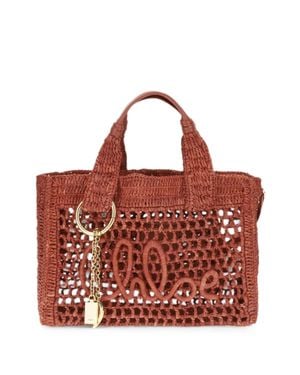 Chloé Summer Banana Tote Bag - Red