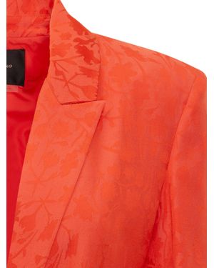 Pinko Chic Belted Blazer Jacket - Orange