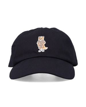 Maison Kitsuné Cotton Hat - Blue