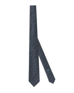 Gucci Silk Jacquard Tie - Blue