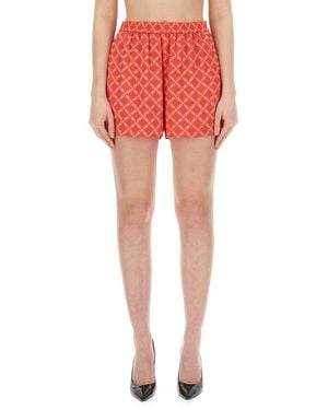 MICHAEL Michael Kors Shorts With Logo - Red