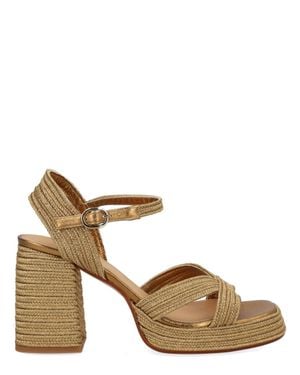 Castañer Solid Valley Sandals - Metallic