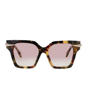 Roberto Cavalli Fashion-Forward Mini Sunglasses - Brown
