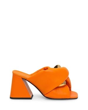 JW Anderson J. W. Anderson Twisted Heels Sandals - Orange