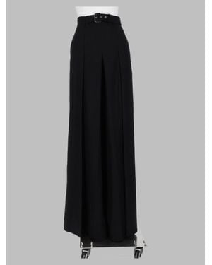 Alberta Ferretti Flannel Pants - Black