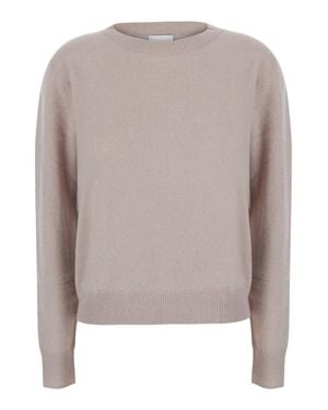 SOLOCASCMIR High-Neck Jersey Pull With Long Sleeves - Brown