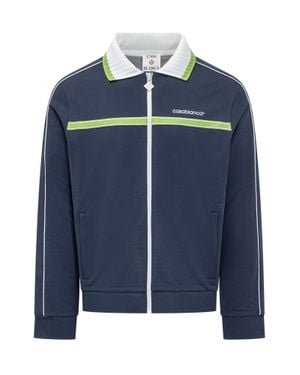 CASABLANCA Round Track Jacket - Blue