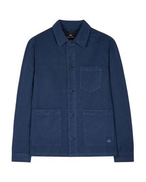 Paul Smith Cotton-Linen Work Jacket - Blue