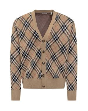 Burberry Knit Cardigan - Brown
