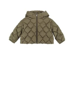Moncler Mini Ava Puffer Jacket For Kids - Green